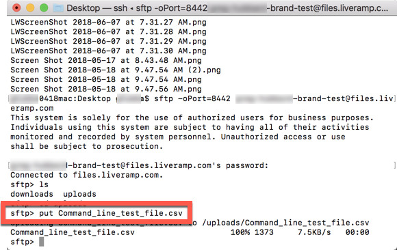 Command Line put file.jpg