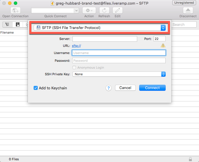 Cyberduck SFTP dropdown.jpg