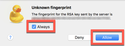 Cyberduck Unknown fingerprint popup.jpg